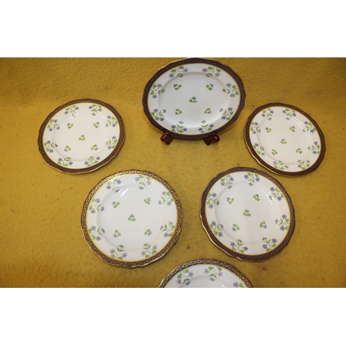 25 - x6 antique Copeland plates, 18.5cm diameter