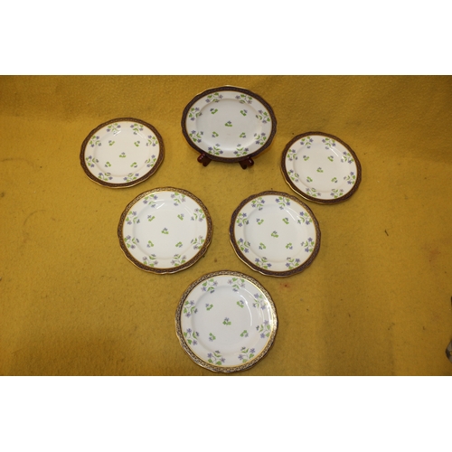 25 - x6 antique Copeland plates, 18.5cm diameter