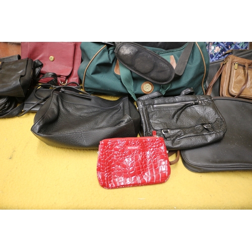 62 - Large Bundle of Bags including Laptop, Handbags and Pierre Cardin