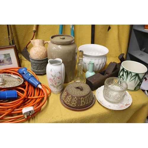 65 - Mixed Lot including Ceramics, Garden Items and More