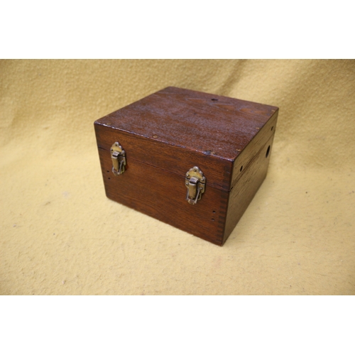 67 - Wooden Box including Costume Jewellery