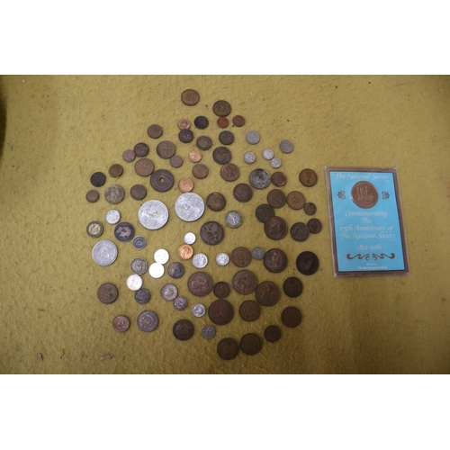 88 - Good Selection of Vintage, Mainly British, Coins including Some Silver plus Foreign Coins