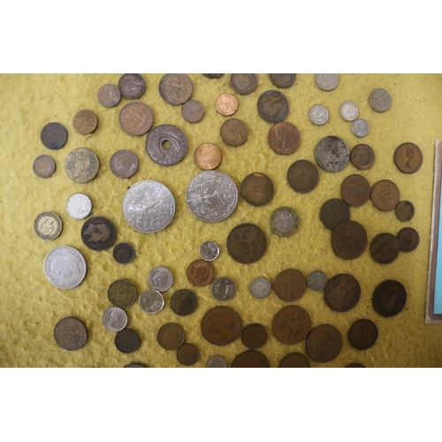 88 - Good Selection of Vintage, Mainly British, Coins including Some Silver plus Foreign Coins