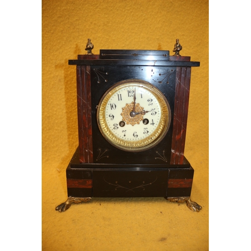 98 - Early 20th Century Marble Mantle Clock