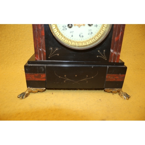 98 - Early 20th Century Marble Mantle Clock