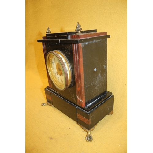 98 - Early 20th Century Marble Mantle Clock