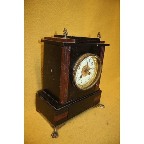 98 - Early 20th Century Marble Mantle Clock