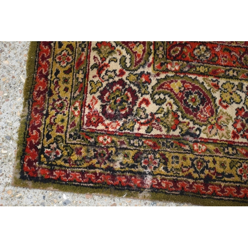 108 - Huge Vintage Wool Area Rug, Turkish/Persian Hessian Back, 12 foot x 9 foot