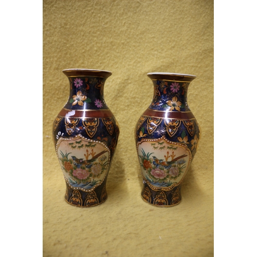 115 - 2 Crown Ware Hand Painted Vases, 12.5cm Tall