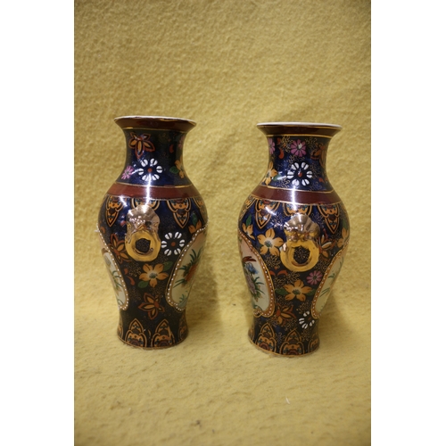 115 - 2 Crown Ware Hand Painted Vases, 12.5cm Tall