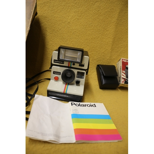 21 - Bundle of Vintage Electronics Including Morphy Richards Hair Dryer, Polaroid Camera etc