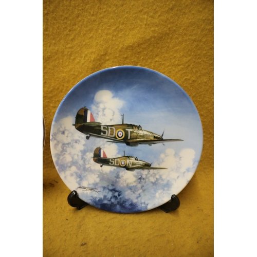 53 - Coalport 'Flight Through The Clouds' Limited Edition Plate, 21cm Diameter, Plus 'Supersonic London' ... 