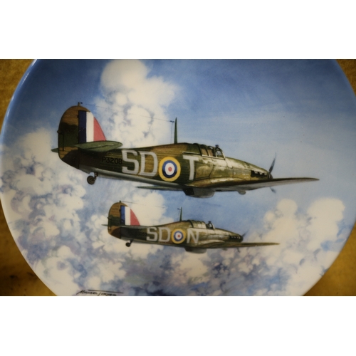 53 - Coalport 'Flight Through The Clouds' Limited Edition Plate, 21cm Diameter, Plus 'Supersonic London' ... 