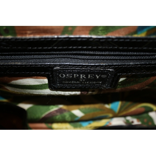 62 - Osprey London Crocodile Effect Bag by Graeme Ellisdon