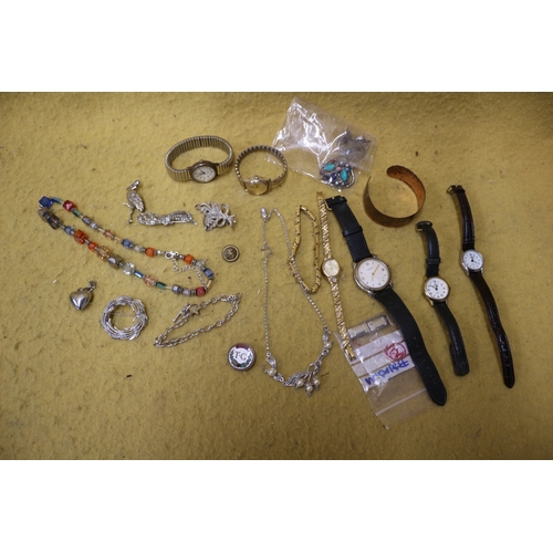 66 - Bundle of Costume Jewellery including Watches etc