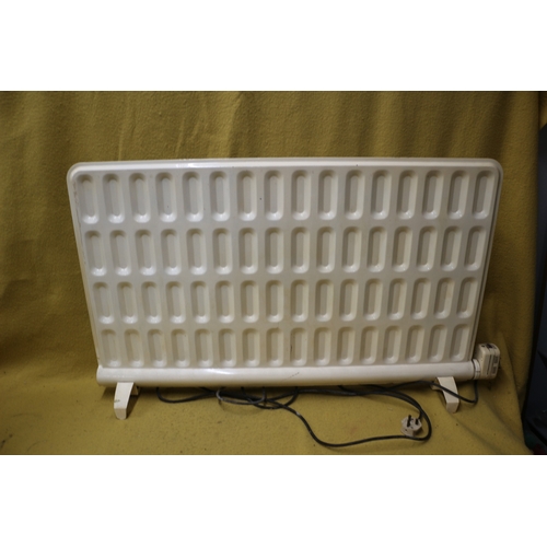 77 - 2x Vintage Thin Radiators, Largest 119cm Wide