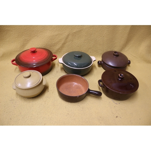 83 - 6 Vintage Cooking Pots