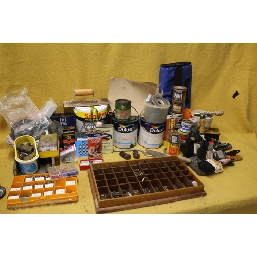 92 - Large Bundle of DIY Items, New Paints etc