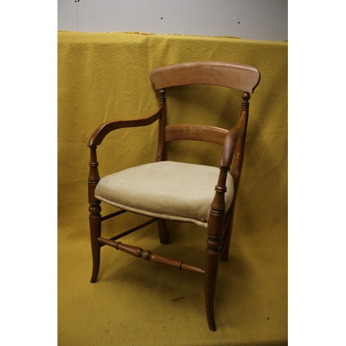 98 - Aged Elbow Chair