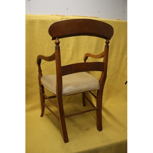 98 - Aged Elbow Chair