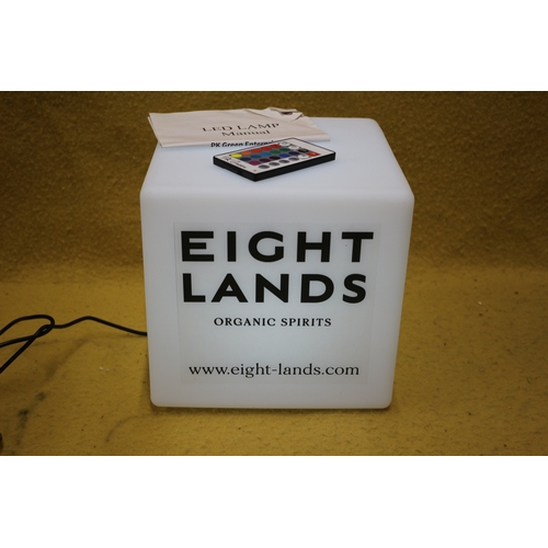 214 - Eight Ends Organic spirits rechargeable, light up box working