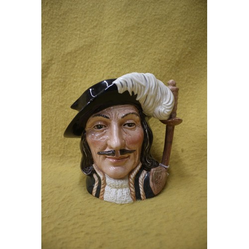 526 - Large Royal Doulton Toby Jug - Athos from Three Musketeers Set