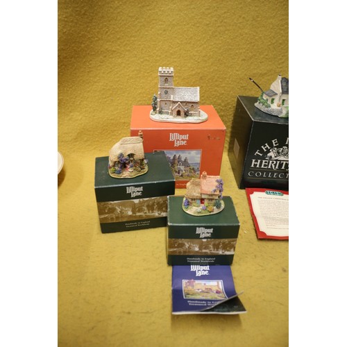 539 - Quantity of Boxed Lilliput Lane Cottages plus Irish Heritage Cottages