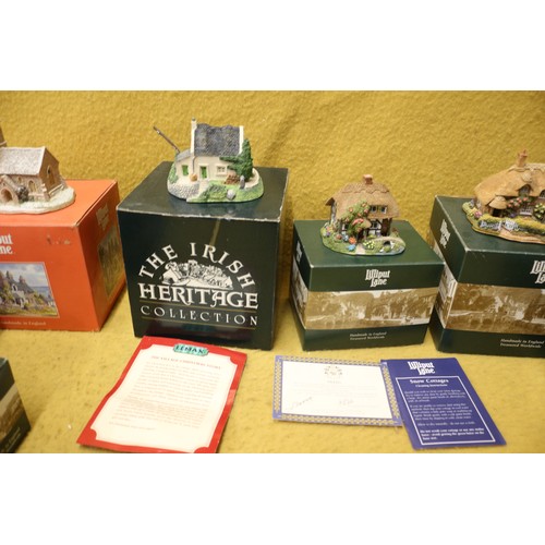 539 - Quantity of Boxed Lilliput Lane Cottages plus Irish Heritage Cottages