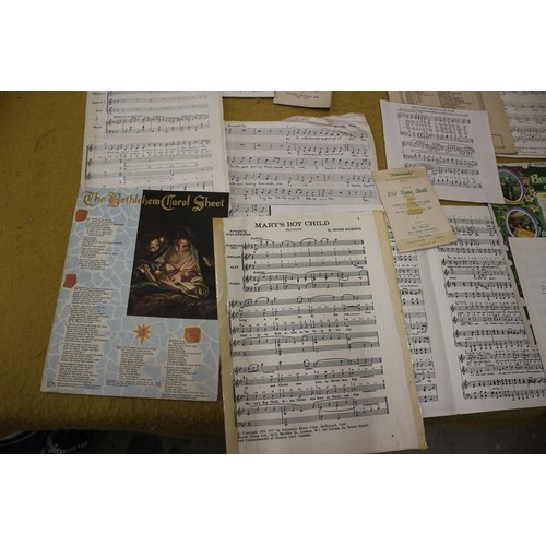 546 - Nice bundle of vintage 1950’s music sheets