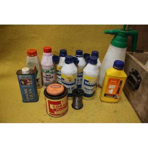 87 - Motoring Oils Plus Cables/DIY Items, Possibly Carburettor