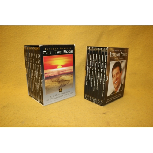 261 - Get The Edge & Personal Power, Anthony Robbins Self Help and Self Improvement DVD Box Sets