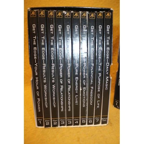 261 - Get The Edge & Personal Power, Anthony Robbins Self Help and Self Improvement DVD Box Sets