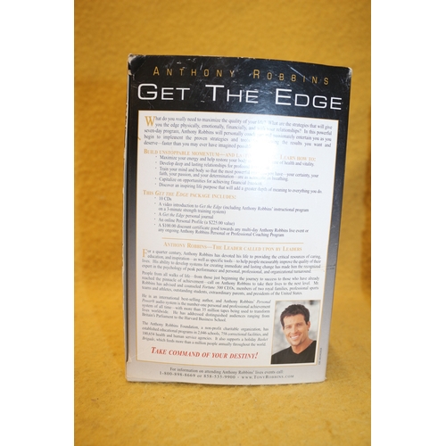 261 - Get The Edge & Personal Power, Anthony Robbins Self Help and Self Improvement DVD Box Sets