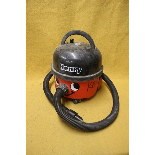 22 - Henry Hoover Vacuum Cleaner, working