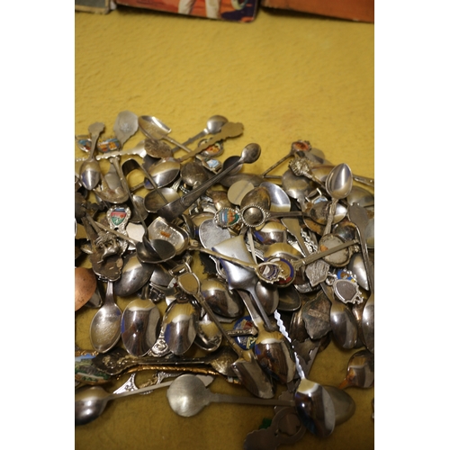 24 - Large Bundle of Mainly Silver Plated Collectors Spoons Including Disney World