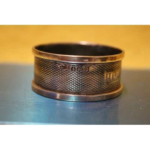 5 - Hallmarked Silver Napkin Ring, 9.5g