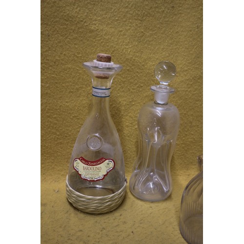 7 - Decanter, Carlo Zenegaglia Wine Bottle & Other Glass/Crytal