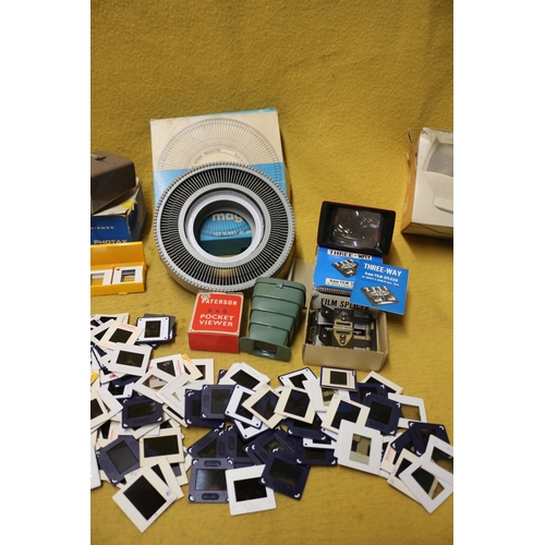 47 - Large Bundle of Photography Slides Plus Viewers etc