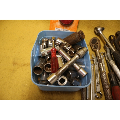 53 - Bundle of Tools Including Sockets, Ratchets etc