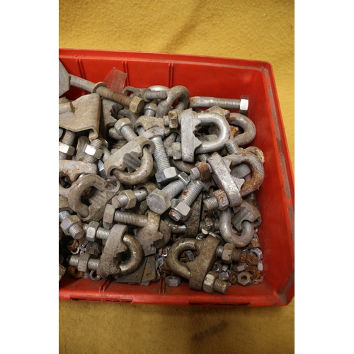 62 - Large Tray of Couplings/ Fixings, Plus Nuts and Bolts