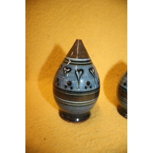 203 - Pottery Cruet Set