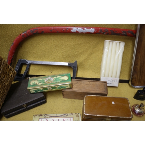 214 - Mixed Lot Including Tools, Binoculars, Books etc