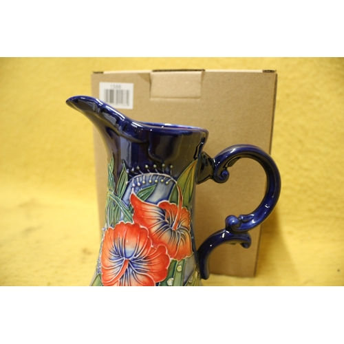 105 - Old Tupton Ware Hibiscus Vase, 15cm Tall