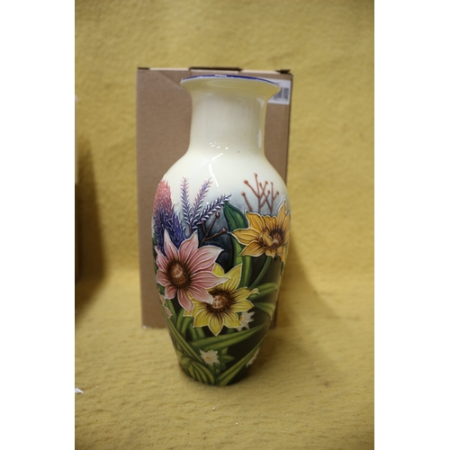 97 - Old Tupton Ware Summer Bouquet Vase, 22cm