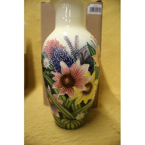 97 - Old Tupton Ware Summer Bouquet Vase, 22cm