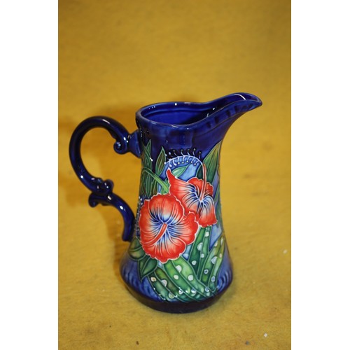 105 - Old Tupton Ware Hibiscus Vase, 15cm Tall