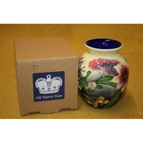 112 - Old Tupton Ware Summer Bouquet Vase, 10.5cm