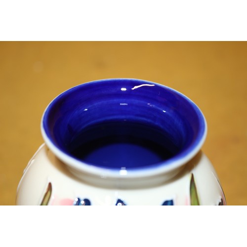 119 - Old Tupton Ware Blue Iris Vase, 10.5cm