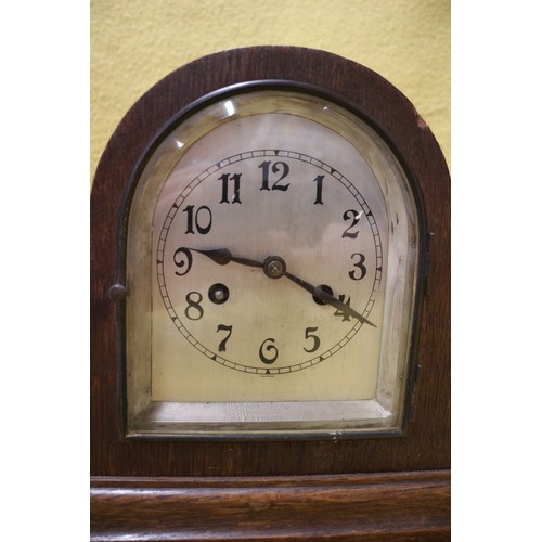 26 - Mantle Clock, Bevelled Edge Glass , 48cm