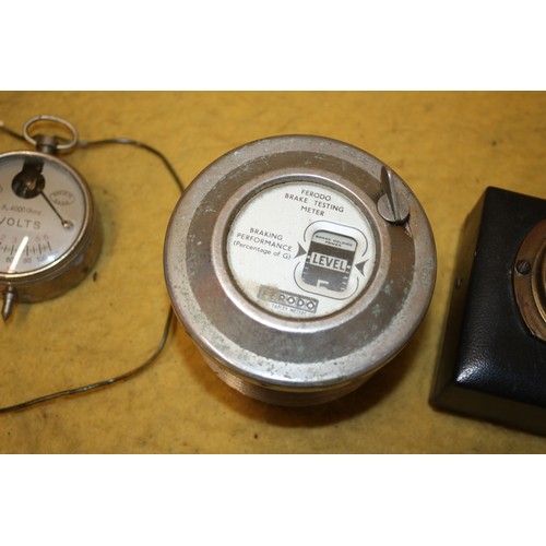 28 - Sifam Volt Meter, Ferodo Brake Testing Meter and 1 other Volt Meter